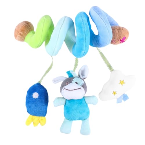 WEKAMOS Multifunktionales Spiral Kinderwagenspielzeug mit Klingel Weiches Kuscheltier zum Aufhängen an Babybett Buggy oder Babyschale Farbenfrohes Greifspielzeug für Junge Mädchen Ab WEKAMOS Multifunktionales Spiral Kinderwagenspielzeug mit Klingel Weiches Kuscheltier zum Aufhängen an Babybett Buggy oder Babyschale Farbenfrohes Greifspielzeug für Junge Mädchen Ab von WEKAMOS