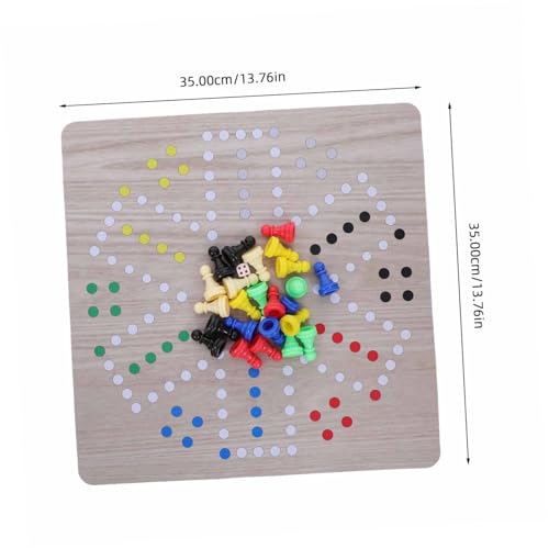 WEKAMOS Personen Flying Chess Spielbrett mit Gummimatte Lustiges Brettspiel für Tisch Pädagogisch Wertvolles Gesellschaftsspiel für Familien und Partys WEKAMOS Personen Flying Chess Spielbrett mit Gummimatte Lustiges Brettspiel für Tisch Pädagogisch Wertvolles Gesellschaftsspiel für Familien und Partys von WEKAMOS