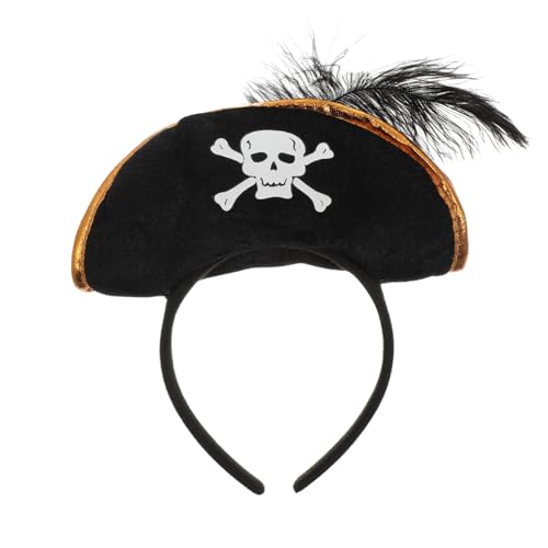 WEKAMOS Piraten Haarband aus Vliesstoff Stirnband für Halloween Cosplay und Mottopartys Verkleidungszubehör für Erwachsene und Bequemes Piratenkostüm Accessoire WEKAMOS Piraten Haarband aus Vliesstoff Stirnband für Halloween Cosplay und Mottopartys Verkleidungszubehör für Erwachsene und Bequemes Piratenkostüm Accessoire von WEKAMOS