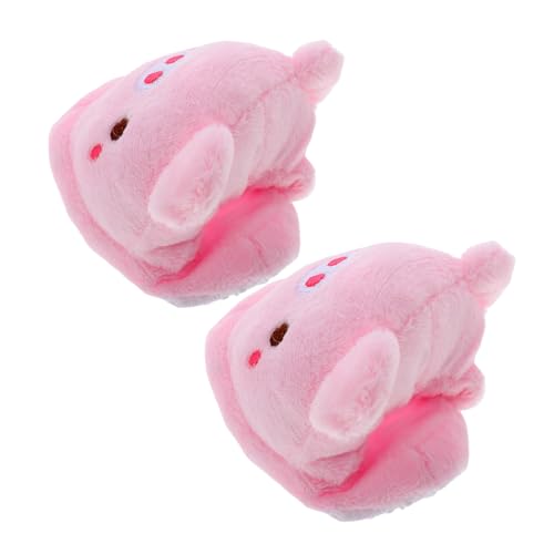 WEKAMOS Plüsch Puppenschuhe für Puppen Niedliche Schweinchen Hausschuhe aus Weichem Material Puppenzubehör für Winteroutfits Warme Detailreiche Accessoires WEKAMOS Plüsch Puppenschuhe für Puppen Niedliche Schweinchen Hausschuhe aus Weichem Material Puppenzubehör für Winteroutfits Warme Detailreiche Accessoires von WEKAMOS