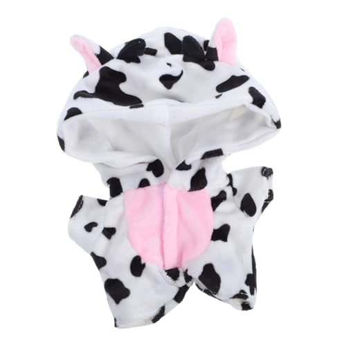 WEKAMOS Puppenkleidung Kuh Overall aus Weichem Plüsch Kuschelige Wiederverwendbare Puppen Schlafanzug Kleidung Niedliches Tiermuster Einfaches Anziehen für Vielseitige Anlässe WEKAMOS Puppenkleidung Kuh Overall aus Weichem Plüsch Kuschelige Wiederverwendbare Puppen Schlafanzug Kleidung Niedliches Tiermuster Einfaches Anziehen für Vielseitige Anlässe von WEKAMOS