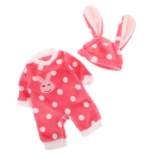 WEKAMOS Puppenkleidung Plüsch Jumpsuit für Mädchen Puppe Sanft Kuschelig Leicht Anzuziehen Niedliches Design Zubehör WEKAMOS Puppenkleidung Plüsch Jumpsuit für Mädchen Puppe Sanft Kuschelig Leicht Anzuziehen Niedliches Design Zubehör von WEKAMOS