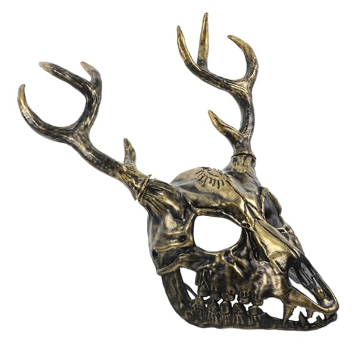 WEKAMOS Realistische Hirschgeweihmaske für Erwachsene Atmungsaktive Abnehmbare Cosplay Requisite Komfortable Halloween Maske für Maskerade Gruselige Partyaccessoire WEKAMOS Realistische Hirschgeweihmaske für Erwachsene Atmungsaktive Abnehmbare Cosplay Requisite Komfortable Halloween Maske für Maskerade Gruselige Partyaccessoire von WEKAMOS