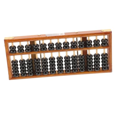 WEKAMOS Retro Holz mit Spalten und Perlen Professionelles Chinesisches Rechenrahmen Lernspielzeug für Leicht und Langlebig zur Mathematischer Fähigkeiten und Gehirnentwicklung WEKAMOS Retro Holz mit Spalten und Perlen Professionelles Chinesisches Rechenrahmen Lernspielzeug für Leicht und Langlebig zur Mathematischer Fähigkeiten und Gehirnentwicklung von WEKAMOS