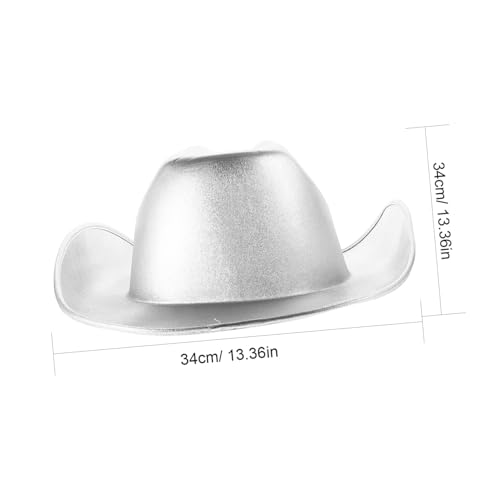 WEKAMOS Westernparty Cowboyhut Glitzerhut Gold Silber für Herren Damen Leicht Atmungsaktiv Elegantes Western accessoire für Karneval Halloween Cosplay und Festlichkeiten WEKAMOS Westernparty Cowboyhut Glitzerhut Gold Silber für Herren Damen Leicht Atmungsaktiv Elegantes Western accessoire für Karneval Halloween Cosplay und Festlichkeiten von WEKAMOS
