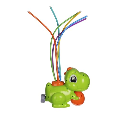 WELL HOME MOBILIARIO & DECORACIÓN WH14739 ' Dino' Sprinkler mit 6 Schläuchen, bunt, 20x12x17 von WELL HOME MOBILIARIO & DECORACIÓN