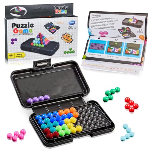 IQ Puzzler Pro, IQ Spiele, Puzzle Game mit 200 Arten von Herausforderungen, 3D Logikspiele für Kinder Ab 8 Jahre und Erwachsene IQ Puzzler Pro, IQ Spiele, Puzzle Game mit 200 Arten von Herausforderungen, 3D Logikspiele für Kinder Ab 8 Jahre und Erwachsene von WELLXUNK