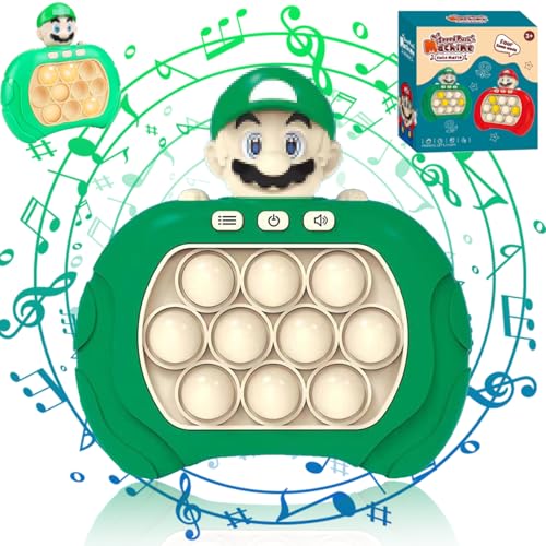 Pop it Spiel, Pop Quick Push Bubbles Game, Pop It Elektronisches Spiel, Puzzle Pop It Fidget Spielzeug, Pop It Light Up Game, Push Pop Game Controller für Kinder Erwachsene (M4) von WELLXUNK