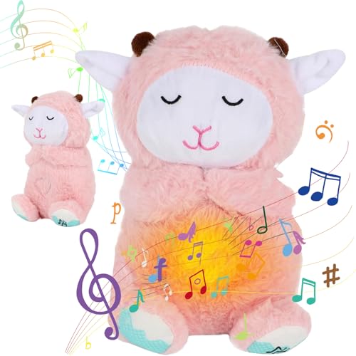 Schlummer Otter, Schlummer Koala Kuscheltier, Schlummer Otter Kuscheltier, Schlummer Otter-Spielzeug mit Atembewegung und Musik, Schlummer Otter mit Herzschlag, Babyparty Weihnachten Geschenke von WELLXUNK