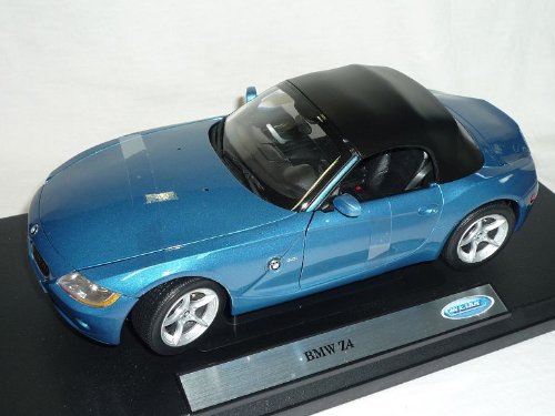 Welly B*M*W Z4 Z 4 Blau Cabrio Soft Top 1/18 Modellauto Modell Auto Sonderangebot von Welly