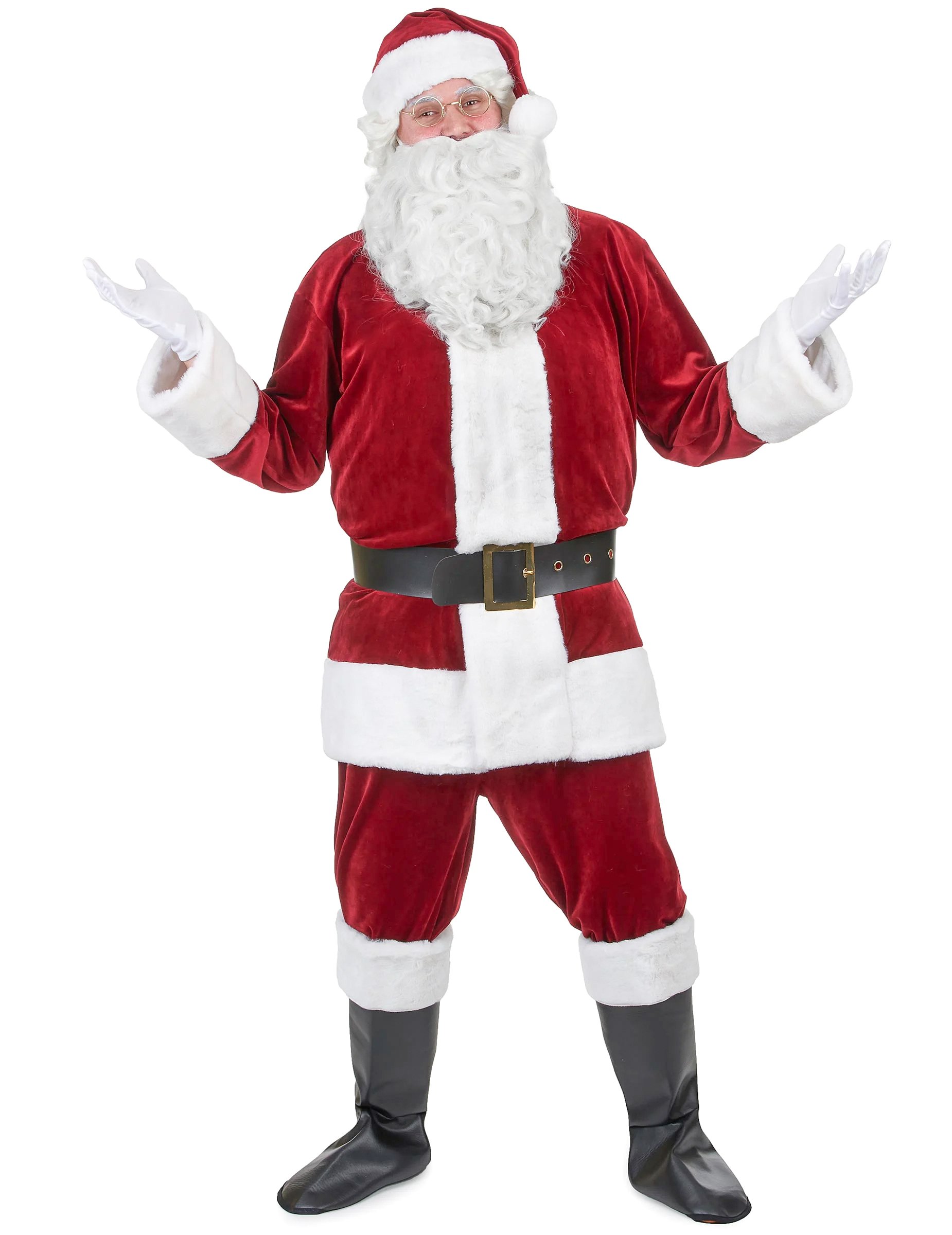 Weihnachtsmann Herrenkostüm Nikolaus rot-weiss von KARNEVAL-MEGASTORE