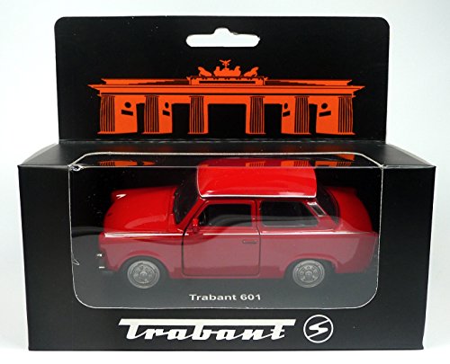 Welly Trabant 601 Limousine Rot Ca 1/43 1/36-1/46 Modellauto Modell Auto von Welly