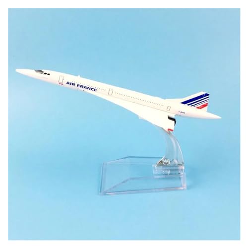 Aerobatic Flugzeug Für Air France 1976–2003 Druckguss-Metallflugzeug Modellflugzeug Spielzeug Concorde Maßstab 1:400 von WELSAA