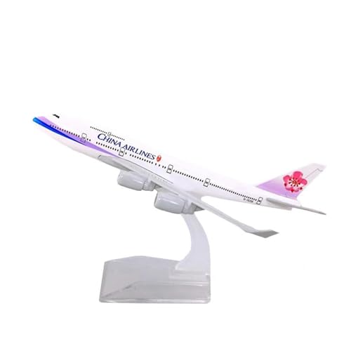 Aerobatic Flugzeug Für B747-400 Luftfahrt Modell Spielzeug China Airlines Metall Legierung Flugzeug Flugzeug Airliner Display Souvenir 16CM Maßstab 1:400 von WELSAA