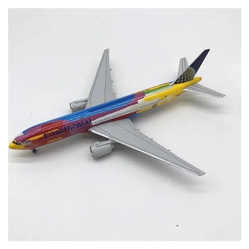 Aerobatic Flugzeug Für B777-200 American Continental British Airways Kuwait Aviation Legierungs-Passagierflugzeugmodell Druckguss 1:400 (Größe : B) von WELSAA