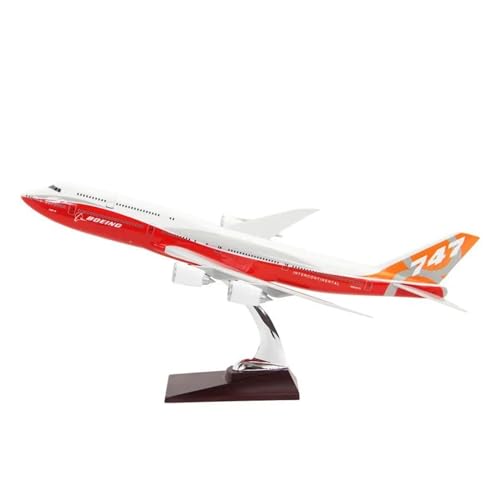 Aerobatic Flugzeug Für Boeing B747-800 Flugzeug Modell Druckguss Kunststoff Legierung Flugzeug Mit Basis Airliner Kunstwerk Souvenirs 45 cm Flugzeug Spielzeug von WELSAA