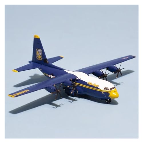 Aerobatic Flugzeug Für US Navy C-130J Hercules Transportflugzeug Blue Angel Modell Sammlerspielzeug Im Maßstab 1:400 von WELSAA