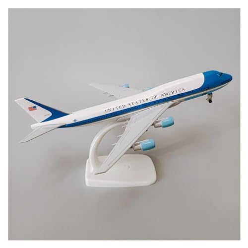 WELSAA Aerobatic Flugzeug 20 cm Legierungsmetall American Air Force One B747 Airlines Boeing 747 Airways Druckguss-Flugzeugmodell von WELSAA