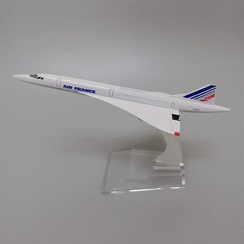 WELSAA Aerobatic Flugzeug Air France Concord Costa/British Aiways Concord Costa, Maßstab 1:400, Druckguss-Flugzeug, Modellflugzeug, Flugzeug Aus Legiertem Metall (Größe : EIN) von WELSAA