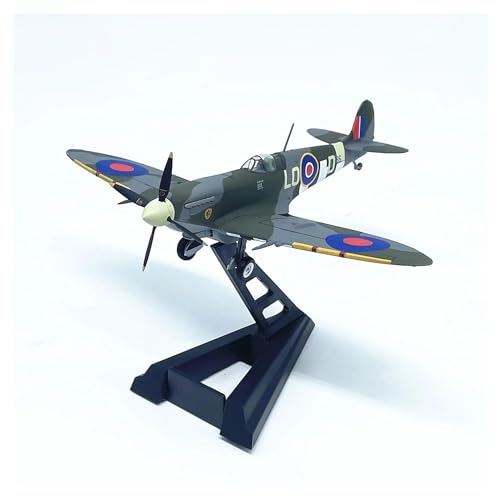 WELSAA Aerobatic Flugzeug Maßstab 1:72, Spitfire-Flugzeugmodell Der Britischen Luftwaffe Aus Dem Zweiten Weltkrieg, Fertiges Flugzeugmodell Aus Legierung von WELSAA