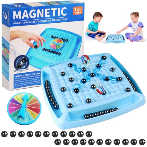 WENAUANG Magnetisches Schachspiel, Magnetspiel, Tragbares Schachbrett Magnetisch, Multiplayer Magnetisches Spiel, Eltern Kind Interaktionsspiel, für Reisen und Familientreffen Kinder Erwachsener (B) von WENAUANG