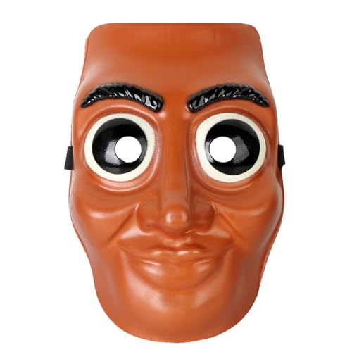 WENAUANG Tung Tung Tung Sahur Maske, Trageweise über einen integrierten elastischen Band,Italien Brainrot Tiere Cosplay Maske, Lustig Strichmännchen Maske, Maskerade Kostüm Requisiten für Halloween WENAUANG Tung Tung Tung Sahur Maske, Trageweise über einen integrierten elastischen Band,Italien Brainrot Tiere Cosplay Maske, Lustig Strichmännchen Maske, Maskerade Kostüm Requisiten für Halloween von WENAUANG