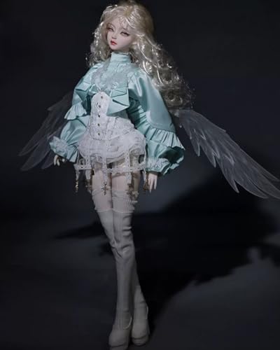 BJD Doll 1/4 SD Doll Prinzessin Puppe DIY Handgemacht Puppen Voller Satz Kleidung Schuhe Perücke Make-Up-Mädchen Mädchen Spielzeug für Geburtstage, Weihnachten Geschenk von WENCY