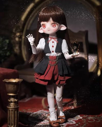 BJD Puppe 1/6 SD Puppen Ball Gelenkpuppe DIY Spielzeuge mit Vollständiger Satz Kleidung Schuhe Perücke Kosmetik Für Geburtstage, Weihnachten Geschenk von WENCY