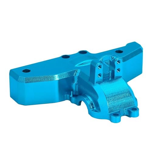 WENH 1/14 14210 14209 Metall Hinten Oberen Getriebe Abdeckungen Differential Fall Abdeckung for RC Auto Aluminium Upgrade Ersatzteile 14190B (Color : Blue) von WENH