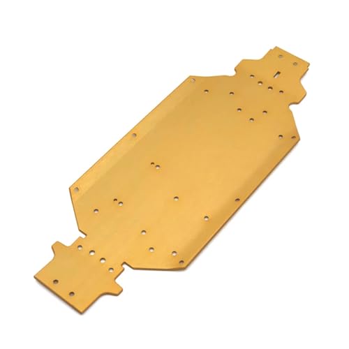 WENH 1/14 144010 144001 144002 RC Auto Teile Upgrade Metall Retrofit Grundplatte (Color : Yellow) von WENH