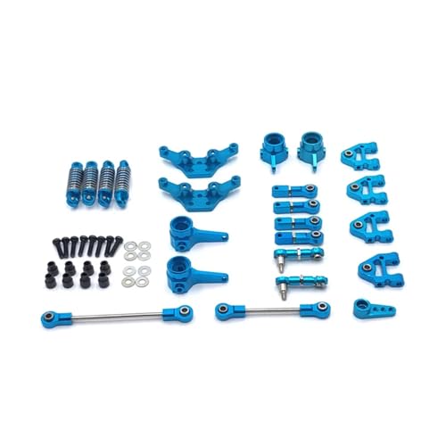 WENH 1/28 284131 K969 K979 K989 K999 P929 P939 RC Auto Metallteile, Upgrade und Modifikation Verschleißteile 9-teiliges Set (Color : Sky Blue) von WENH