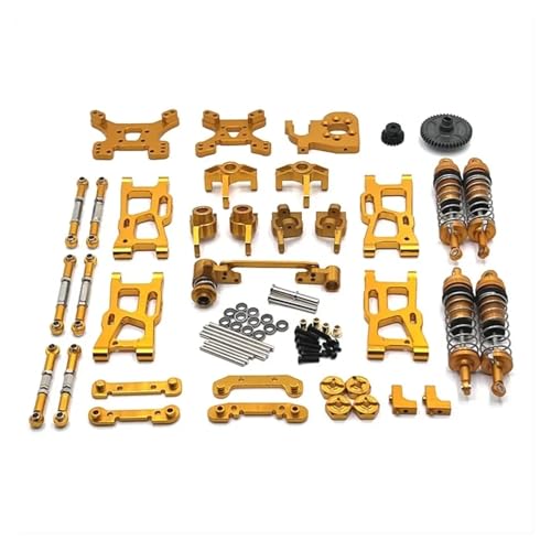 WENH 124007 124017 124019 144001 144002 144010 XDKJ-001 XDKJ-006 AM-X12 RC Auto Metall Upgrade Teile(Golden) von WENH