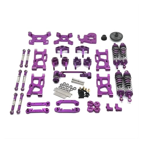 WENH 124007 124017 124019 144001 144002 144010 XDKJ-001 XDKJ-006 AM-X12 RC Auto Metall Upgrade Teile(Purple) von WENH