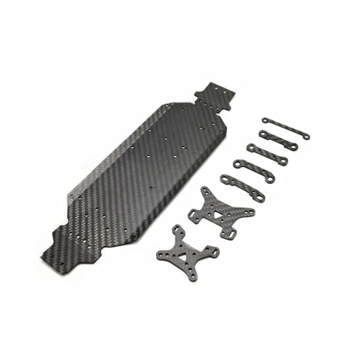 WENH 124017 124016 144001 144010 144002 Upgrade Teile Carbon Fibre Chassis Shock Halterung Arme Feste Teile Set Zubehör(for 124019 124017) von WENH