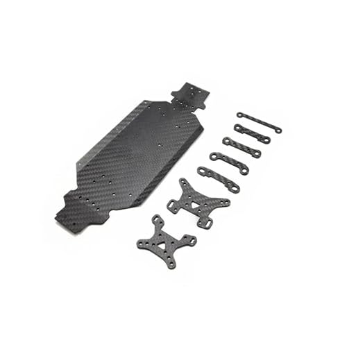 WENH 124017 124016 144001 144010 144002 Upgrade Teile Carbon Fibre Chassis Shock Halterung Arme Feste Teile Set Zubehör(for 144001 144010) von WENH