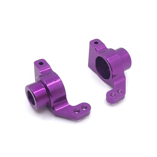 WENH 124018 124019 144001 144010 144002 124017 124007 RC Auto Teile Metall Hinten Lenkung Tasse(Purple) von WENH