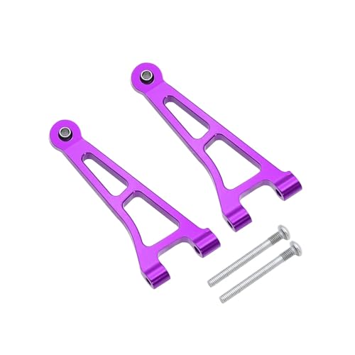 WENH 14210 14209 1/14 Metalllegierung Front Upper Swing Arme Aluminium Fernbedienung Auto Ersatzteile Upgrade Teile 14210B (Color : Purple) von WENH