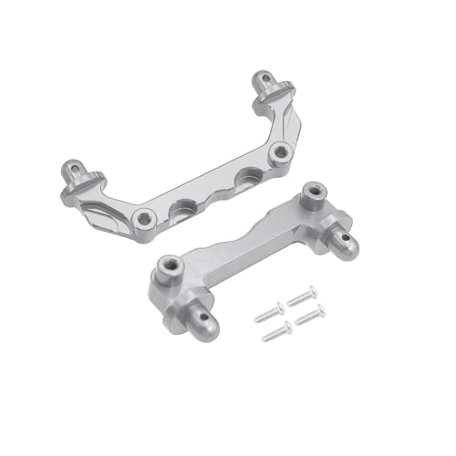 WENH 2Pcs 14210 Metall Vorne Hinten Auto Shell Spalte Säulen Körper Post RC Auto Aluminium Legierung Upgrade Teile (Color : Silver) von WENH