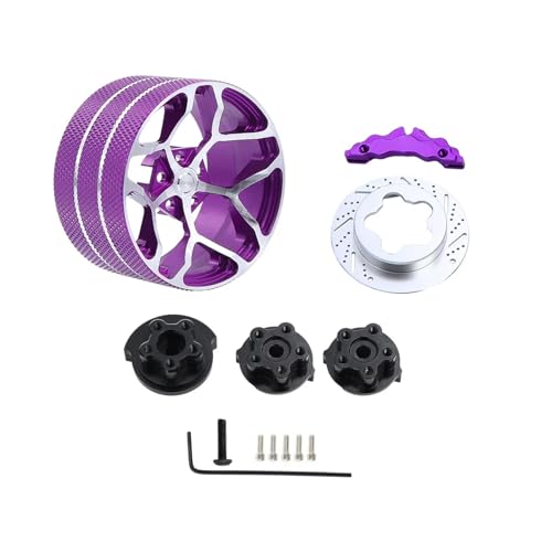 WENH CNC Metall Sender Schutz Rahmen Halterung Tragegriff for NB4 / NB4 Pro Fernbedienung Upgrade Teile (Color : SteeringWheel Purple) von WENH