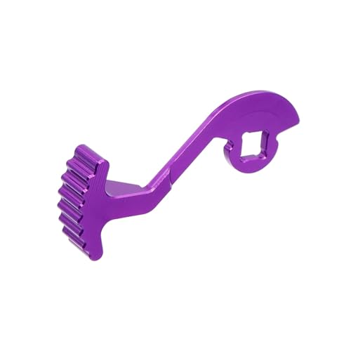 WENH CNC Metall Sender Schutz Rahmen Halterung Tragegriff for NB4 / NB4 Pro Fernbedienung Upgrade Teile (Color : Thumb Lever Purple) von WENH