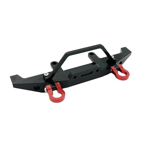 WENH Die Metall-Antikollisions-Frontstoßstange ist for C14, C24, C24-1, 1/16, ferngesteuertes Auto, 4WD, LKW-Track-Upgrade-Teile geeignet(Black) von WENH