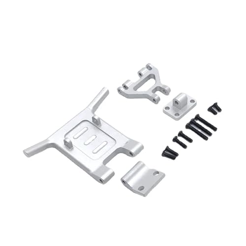 WENH Geeignet for 144001 144002 124016 124017 124018 124019 RC-Auto, Metall-Upgrade, Frontstoßstangen-Modifikation(White) von WENH