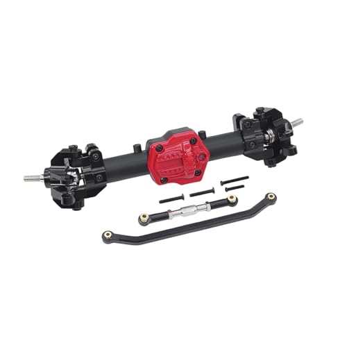 WENH MN86 Komplettes Vorder- und Hinterdifferential mit gerader Achse und Diff-Getriebe for Crawler-Auto 1/12 MN128 G500 MN86K MN86KS MN86S Upgrade (Color : Front axle Black) von WENH