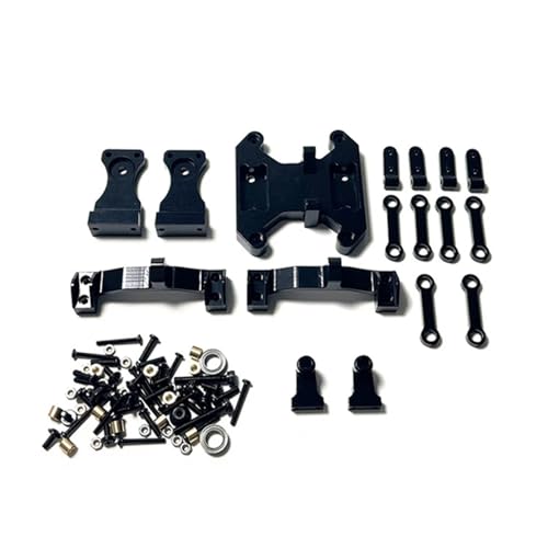 WENH Metall Balance Chassis Bord Wippe Kit for B16 B36 1/16 RC Auto Upgrade Teile Geändert Zubehör(Black) von WENH