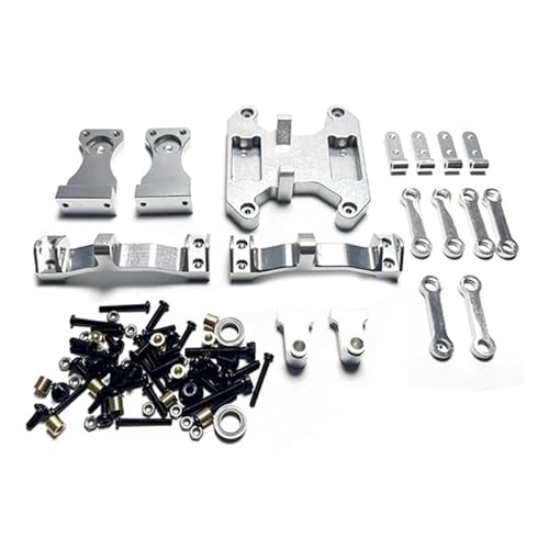 WENH Metall Balance Chassis Bord Wippe Kit for B16 B36 1/16 RC Auto Upgrade Teile Geändert Zubehör(White) von WENH