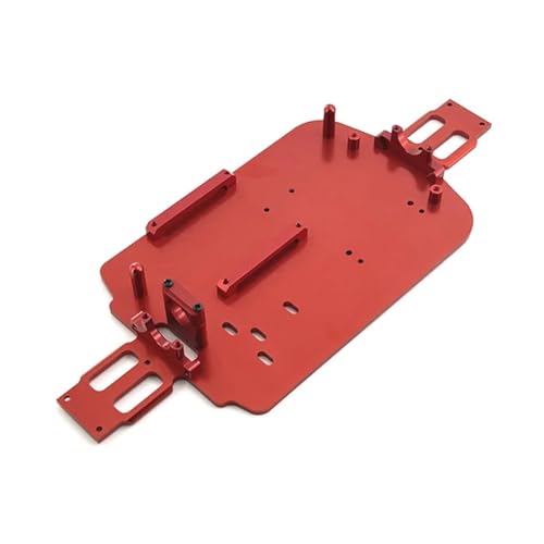 WENH Metall Verbesserte Chassis for 1/18 A949 A959 A969 A979 K929 EINE RC Auto Teile(Red) von WENH