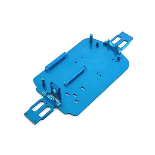 WENH Metall Verbesserte Chassis for 1/18 A949 A959 A969 A979 K929 EINE RC Auto Teile(Sky Blue) von WENH