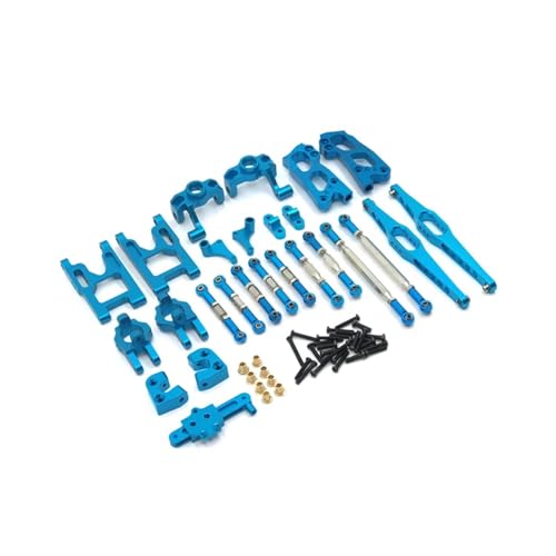 WENH for 1/12 12423 12427 12428 RC Autozubehör Metall Upgrade Set von 10 Anzug Upgrades Teile Zubehör(Blue) von WENH