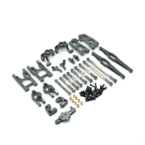 WENH for 1/12 12423 12427 12428 RC Autozubehör Metall Upgrade Set von 10 Anzug Upgrades Teile Zubehör(Titanium Color) von WENH