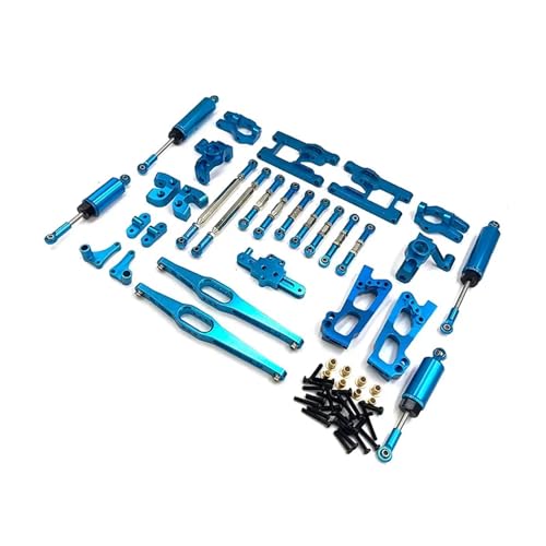 WENH for 12427 12428 12423 FY01 02 03 Fernbedienung Auto Upgrade Zubehör Metall Upgrade 12 Stück Set Teile(Blue) von WENH